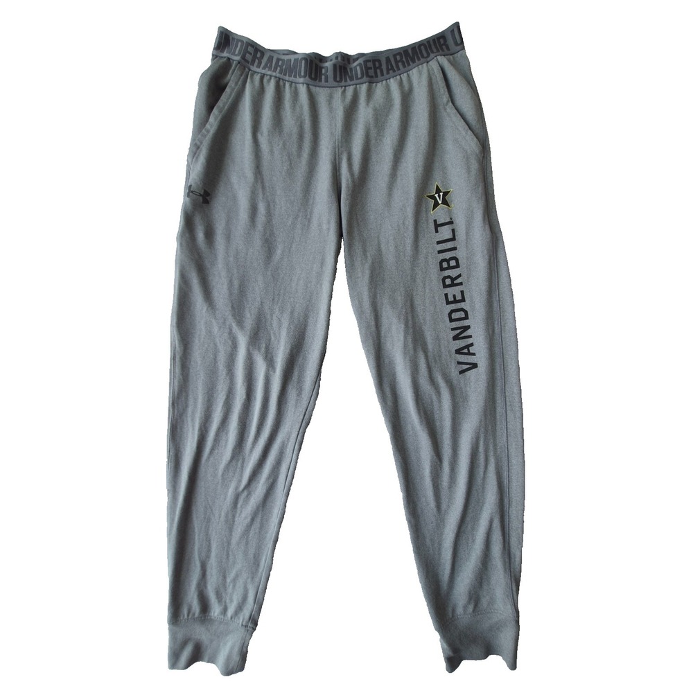 Under Armour Vanderbilt Commodores HeatGear Jogger Sweatpants Gray Men's Small - Picture 1 of 10